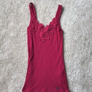 Detailed Hollister tank top sz XS